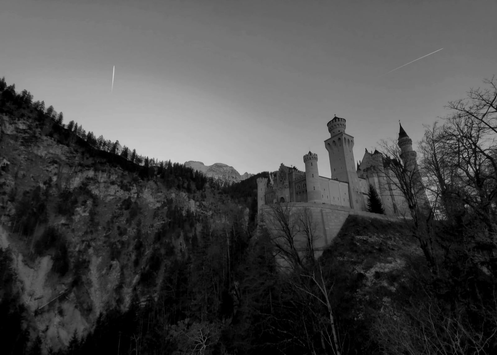 Hohenschwangau, Bavaria — Neuschwanstein at blue hour