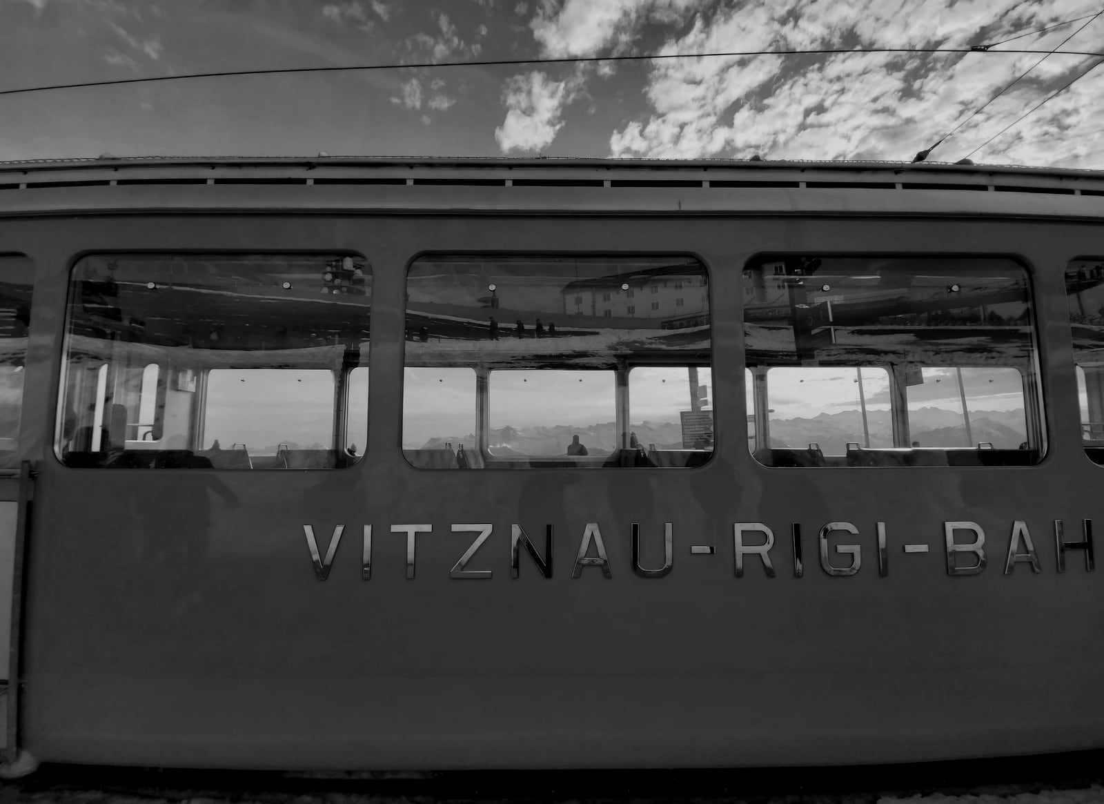 Mount Rigi, Switzerland — The cog railway up Rigi
